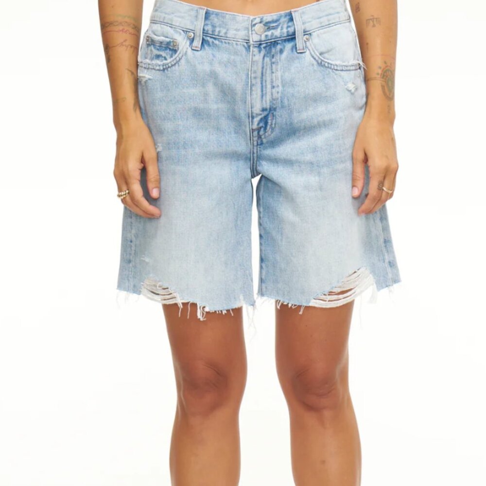 Pistola Kelly Denim Short in Rotunda Distressed